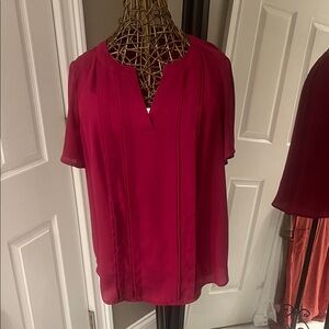 Liz Claiborne Deep Magenta Blouse